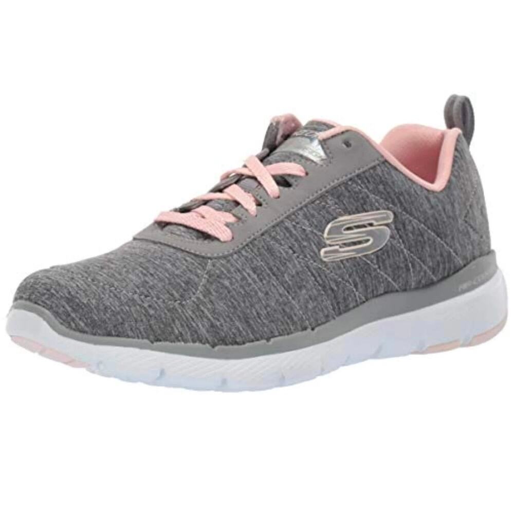Skechers Women Flex Appeal 3.0 Memory Foam Sneaker Pink/Gray Size US 7.5
